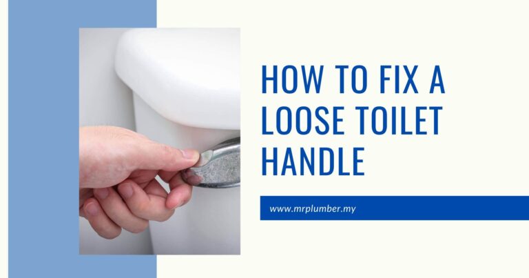 How to Fix a Loose Toilet Handle