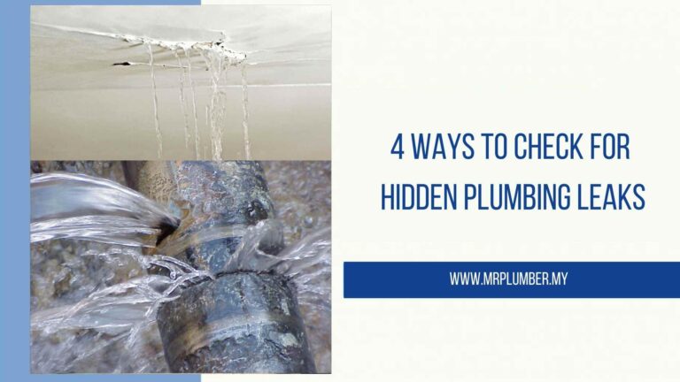 Check for Hidden Plumbing Leaks